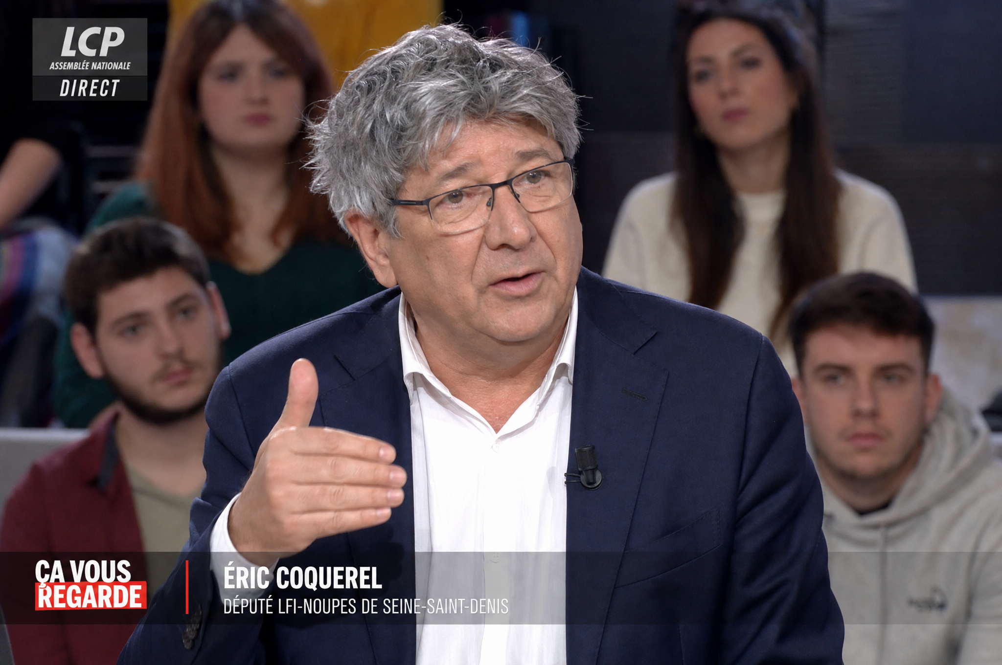 Eric Coquerel sur le plateau