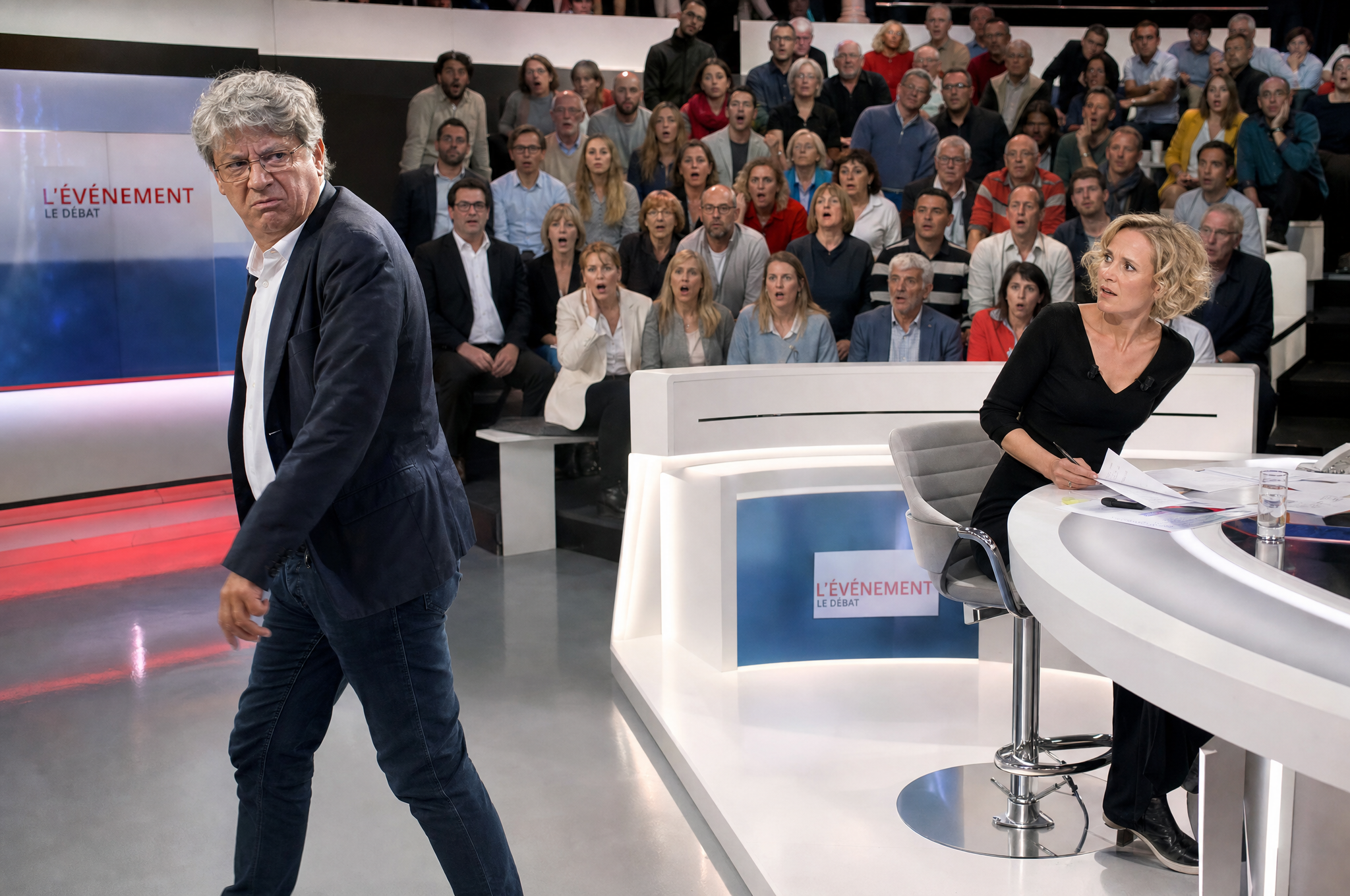 Eric Coquerel quitte le plateau